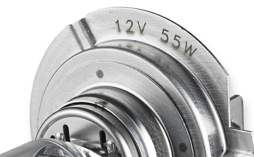 Videojet 7230-7330 laser marking on a metal automotive light