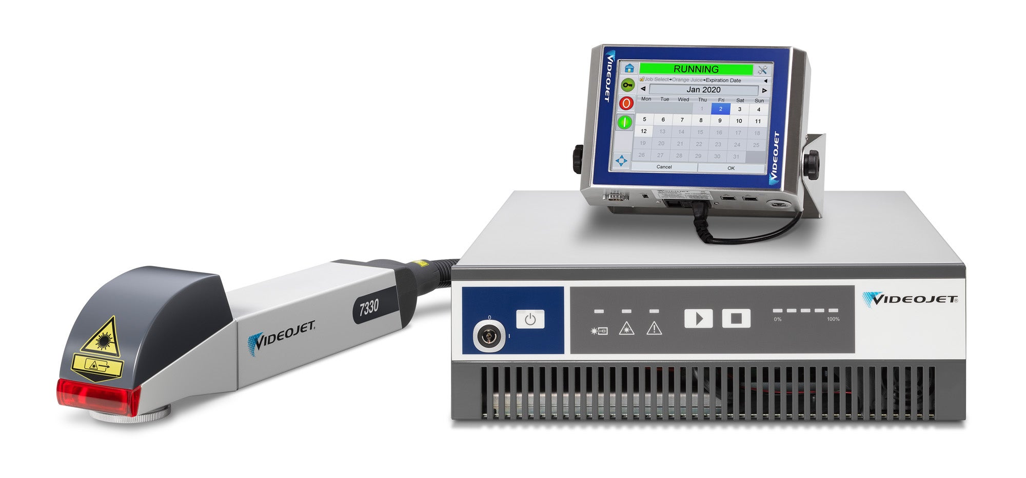 Fiber laser marking system 7330 front view