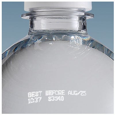 plastic bottle laser marking