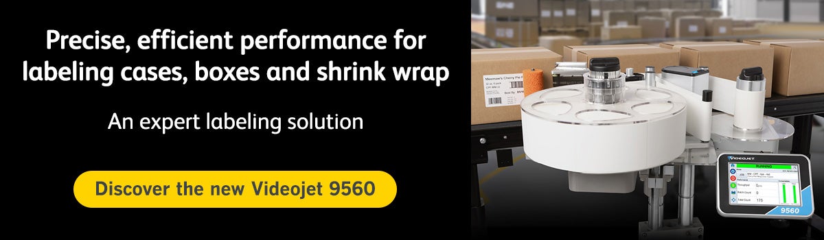 Videojet 9560 Print and Apply labeling system