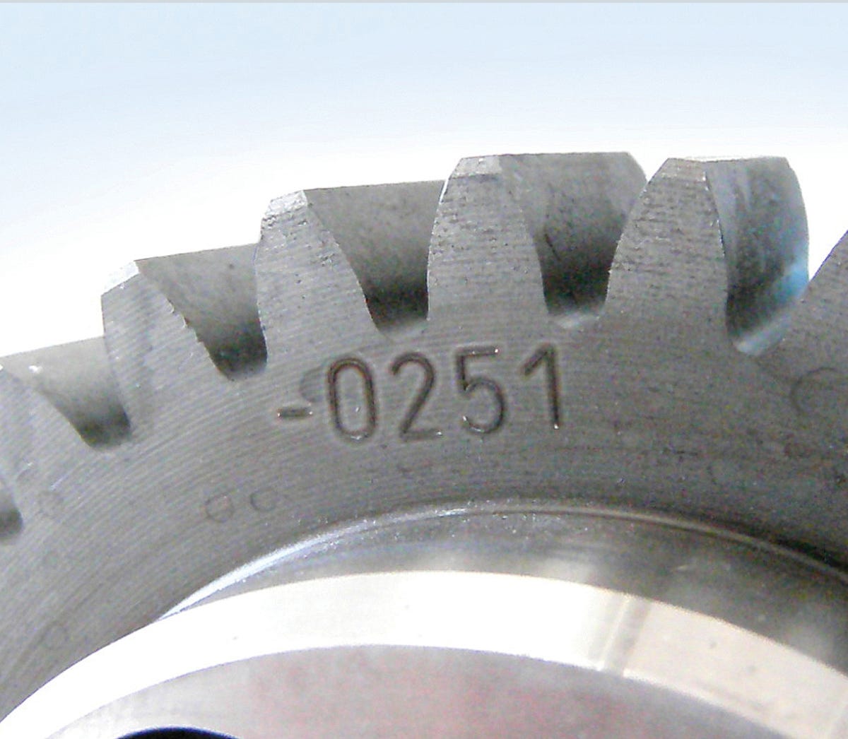 fiber laser engraving on metal parts