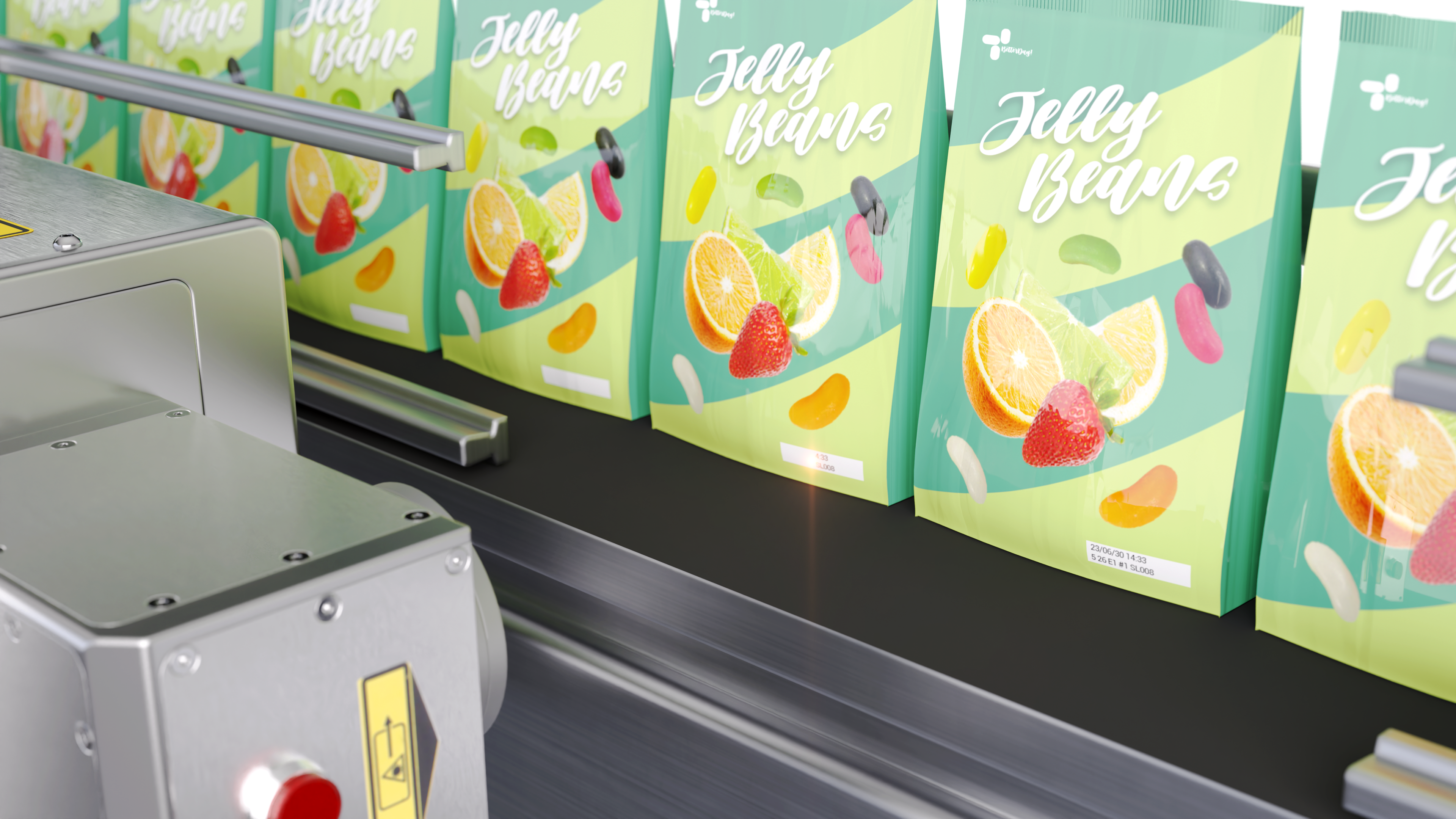 UV laser marking flexible packaging
