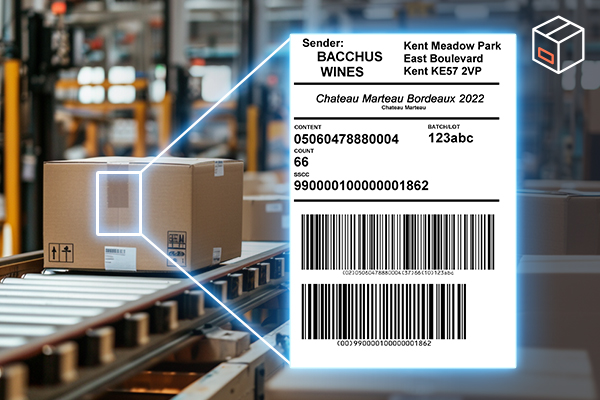 aplicacion de etiqueta de cajas