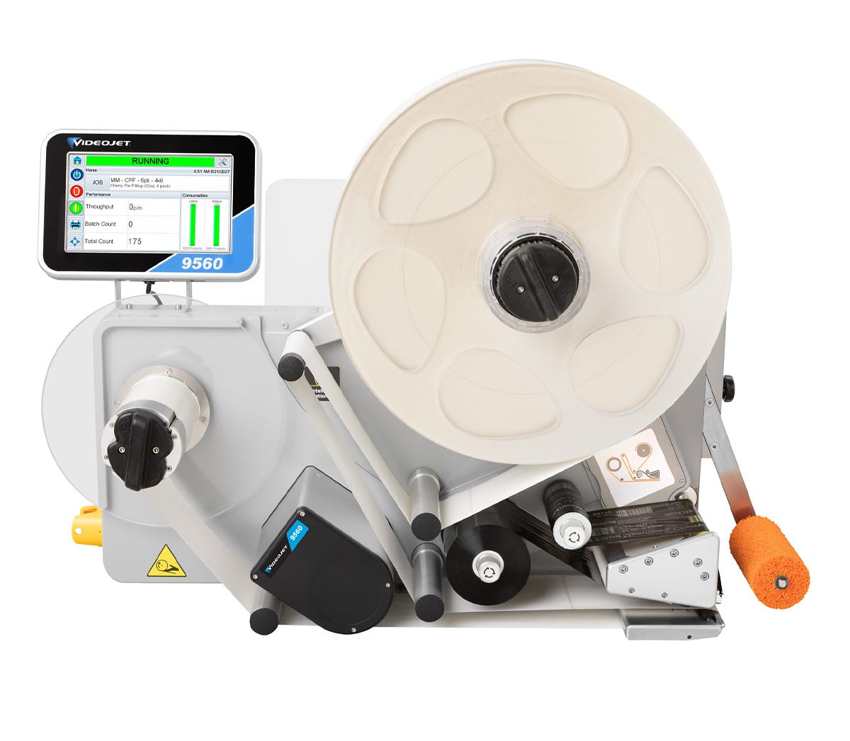 Videojet 9560 print and apply labeler with Direct Apply technology