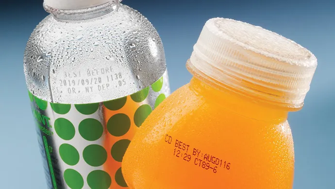 Printing on substrate plastic PET bottles