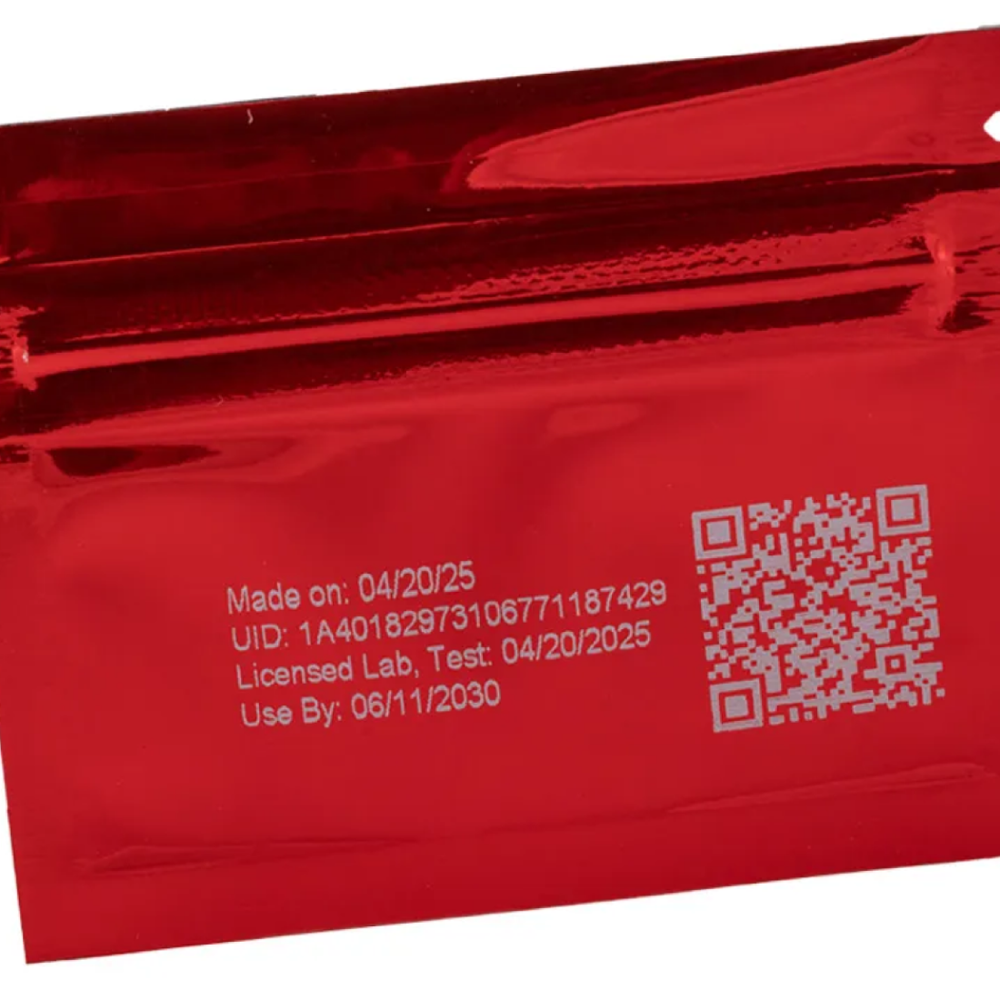 2D code on flexible foil 2D code on flexible foil
