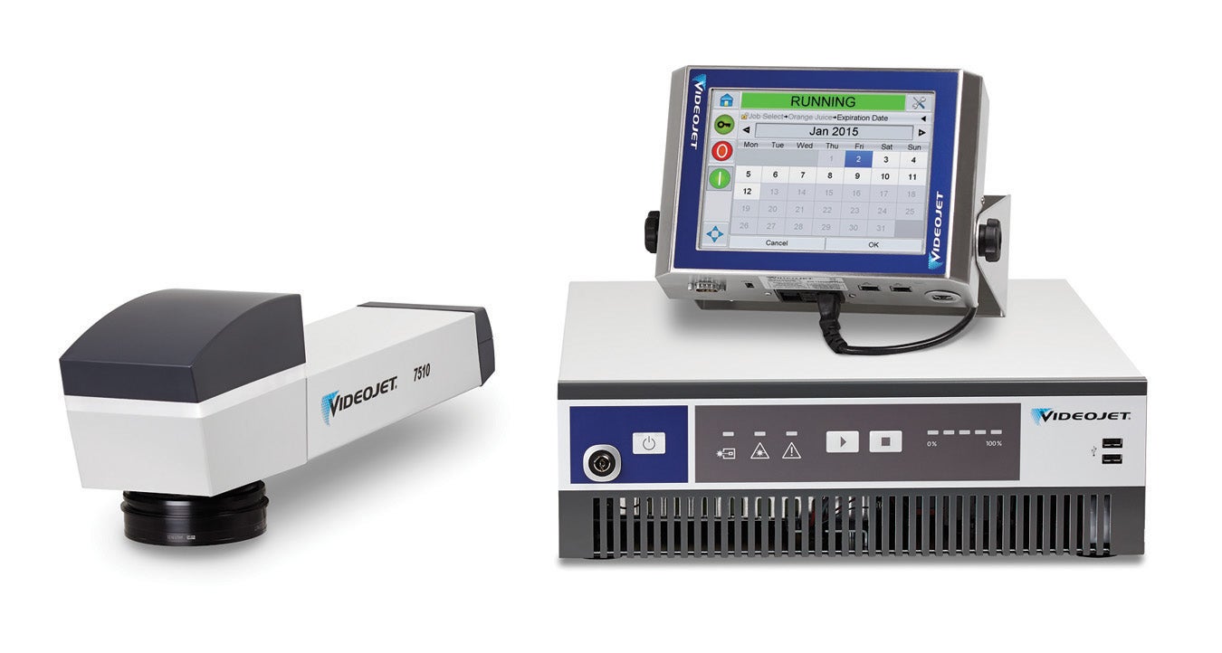 Videojet 7510 fiber laser marking machine