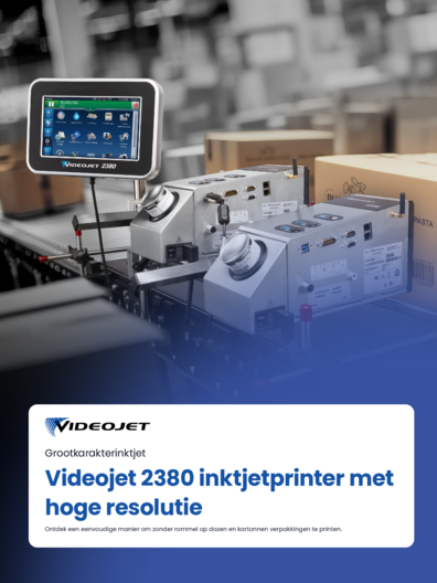 Brochure van de 2380 grootkarakter inkjet printer.