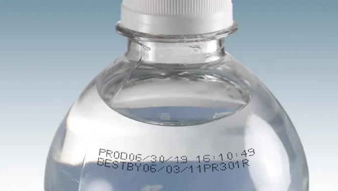Substrate plastic PET bottles printing black ink