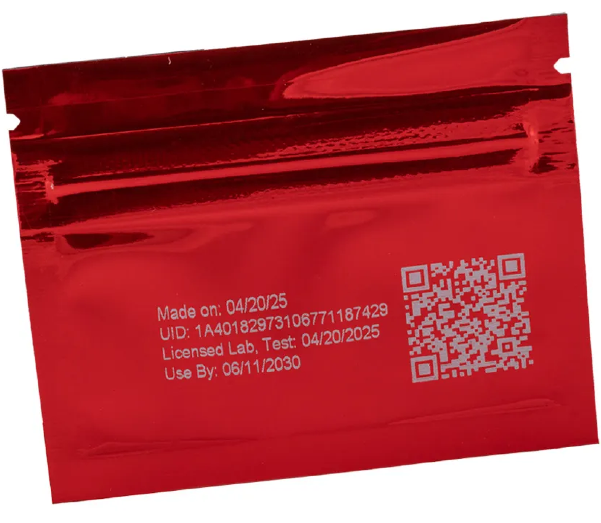 2D code on flexible foil 2D code on flexible foil