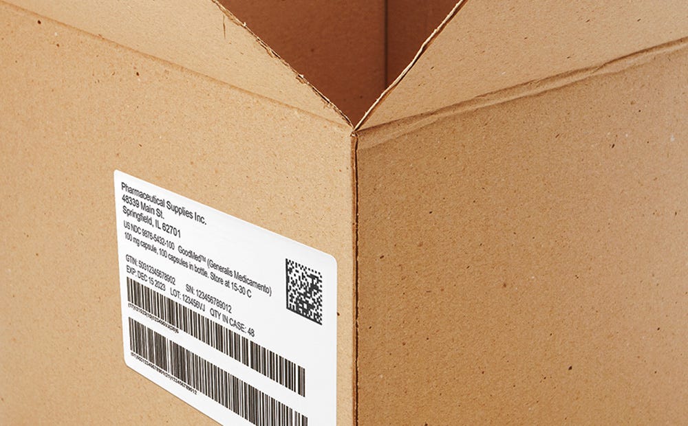 Videojet 9560 LPA on brown corrugate carton
