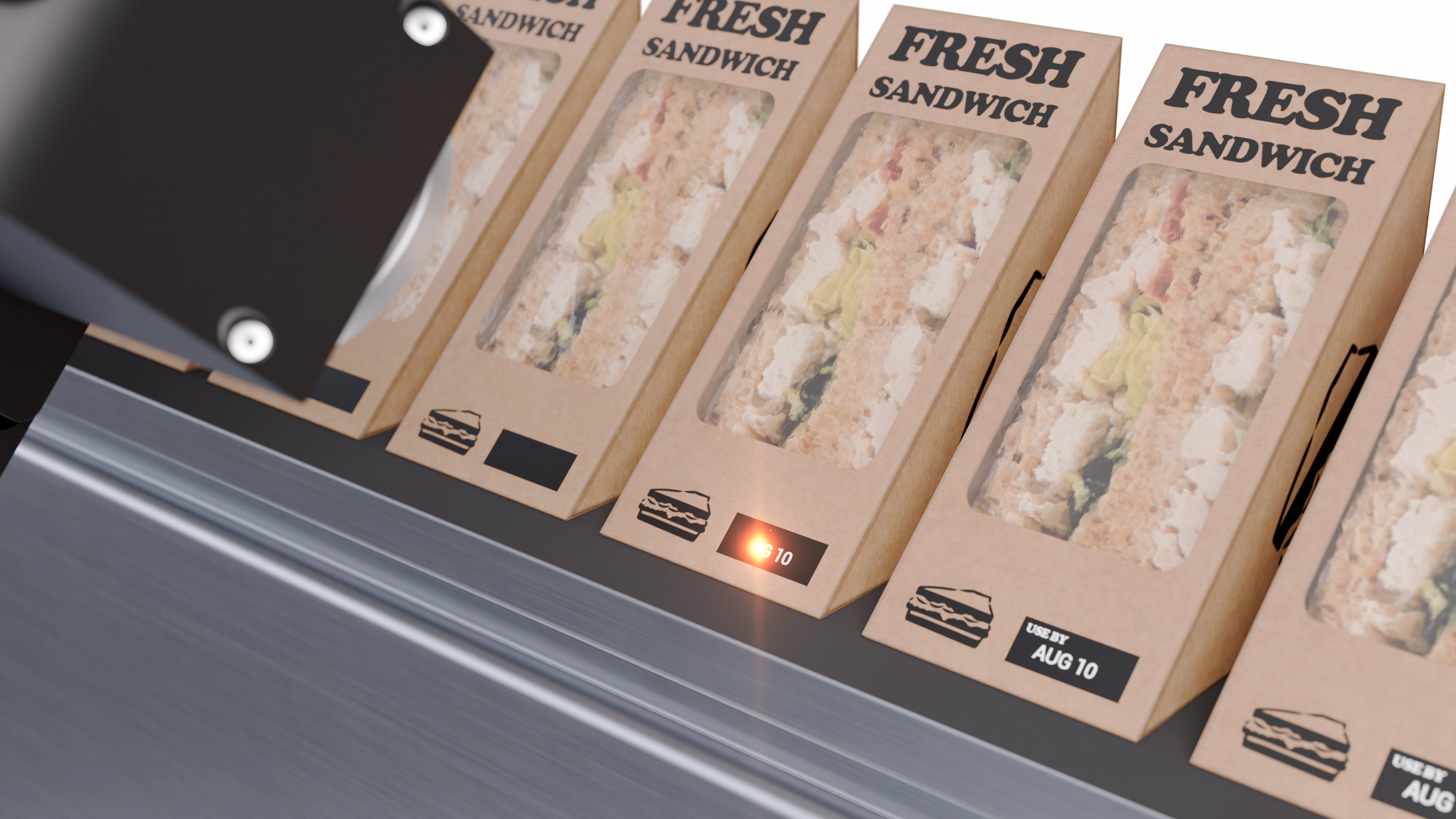 Laserkennzeichnung auf Lebensmittelverpackungen