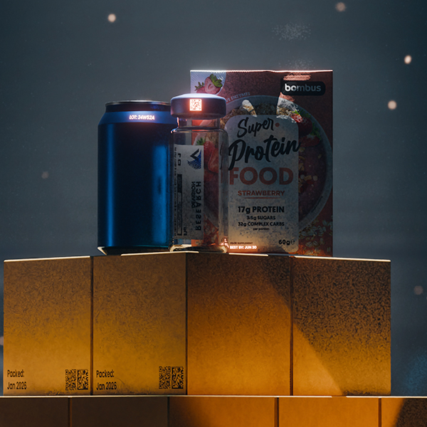 End-to-end industrial coding and labeling across pack level traceability